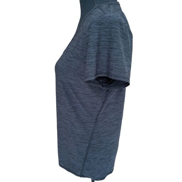 90 Degree by Reflex gray/ black heathered look workout top, size L - Picture 2 of 5